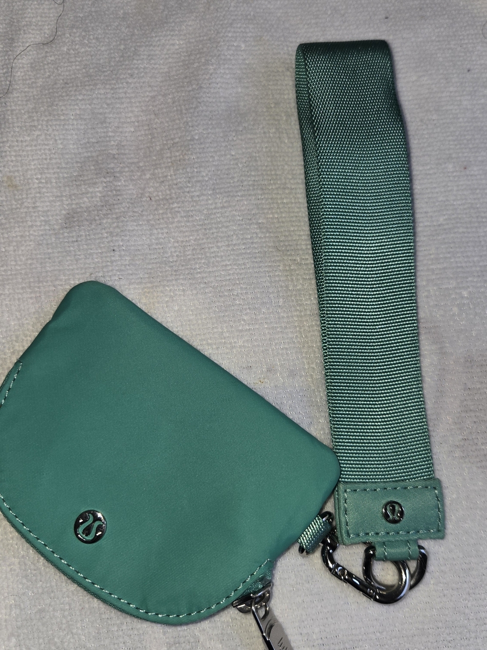lululemon athletica Teal Wristlet Key Pouch